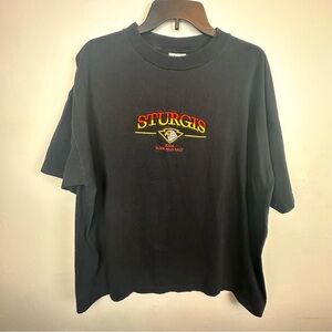 Vintage 2004 Black Hills Rally Embroidered Sturgis Shirt Size 2XL EUC